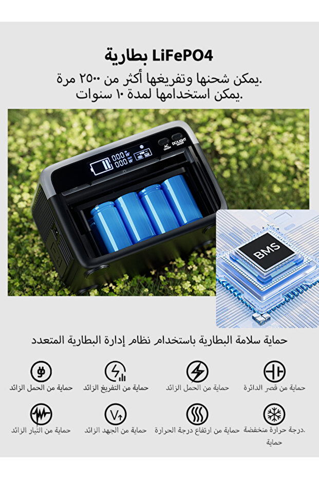 مولد طاقة شمسية متعدد الوظائف FL9-A | بنك طاقة 56 واط/ساعة | مصباح تخييم - 14