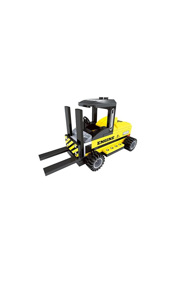 Engineering Construction Forklift Seti – 101 Parça Mühendislik Yapı Oyunu - 2