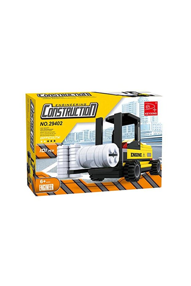 Engineering Construction Forklift Seti – 101 Parça Mühendislik Yapı Oyunu - 1