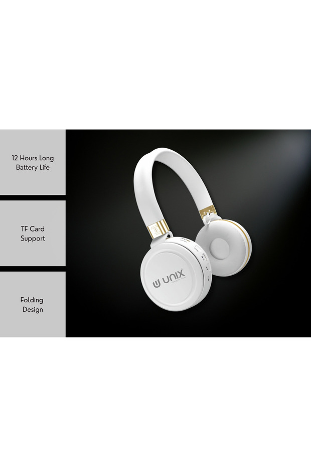 Unix Elite 9 Bluetooth Headphones – 12-Hour Playback with 40mm Drivers & Soft Earpads
