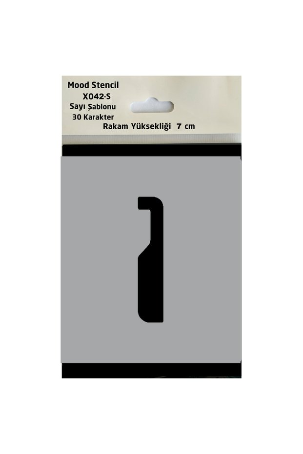 Stencil Number Painting Template X042-Number Number Height 7 cm