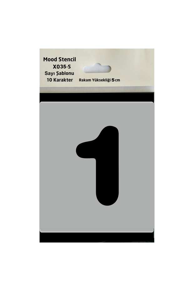 Stencil Number Painting Template X035-Number Number Height 5 cm