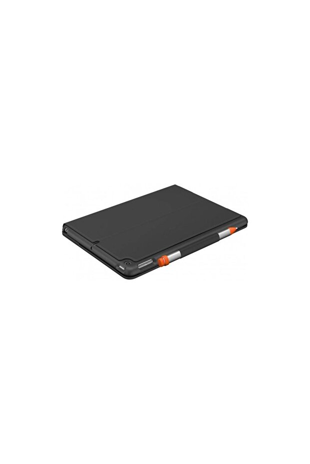 Slim Folio iPad 10.2 inç 7. ve 8. Nesil ile Uyumlu Klavyeli Kılıf - Gri - 4