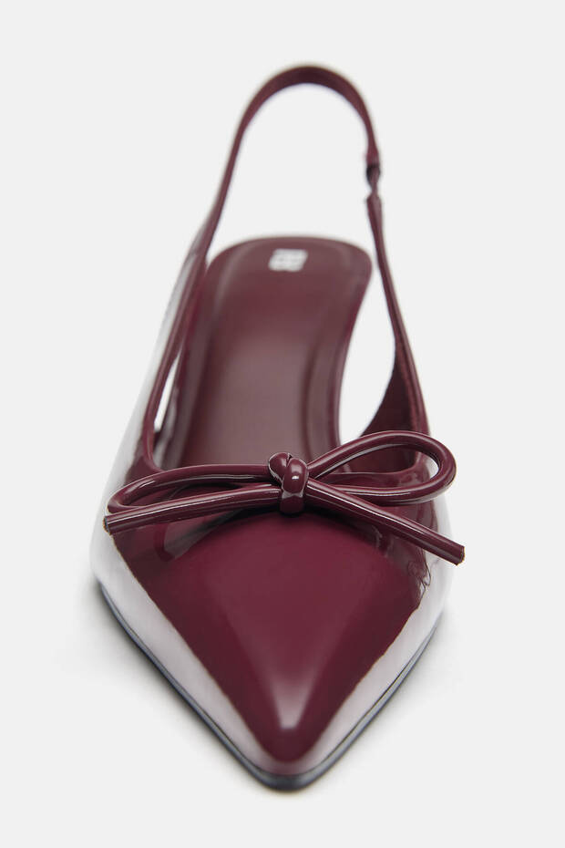 Fiyonklu topuklu ayakkabı - 2