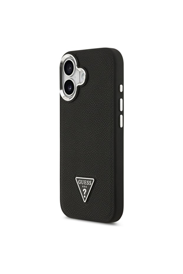 Case for IPhone 17, Grained Triangle, Black - 6