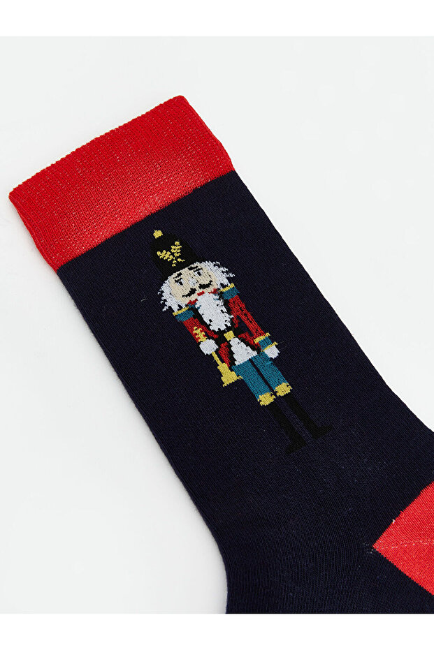 Yılbaşı Temalı Erkek Boxer ve Çorap - 4