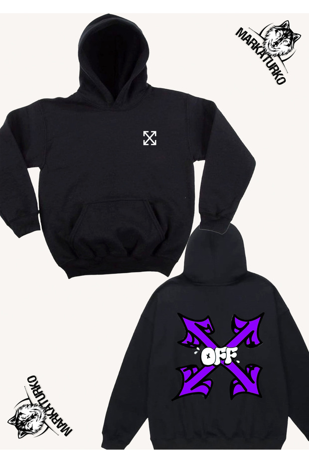 Street Style Special Design Double Sided Printed Children's Sweatshirt