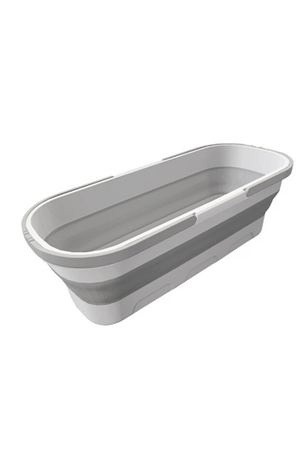 Portable rectangular folding basin 8 liters - 1