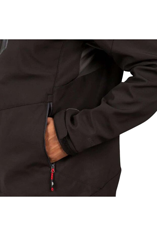 مارلون بي - سترة سوفتشيل للرجال باللون الأسود - 3