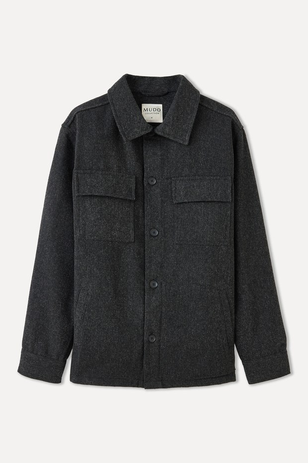 سترة كاجوال من مزيج الصوف - 6