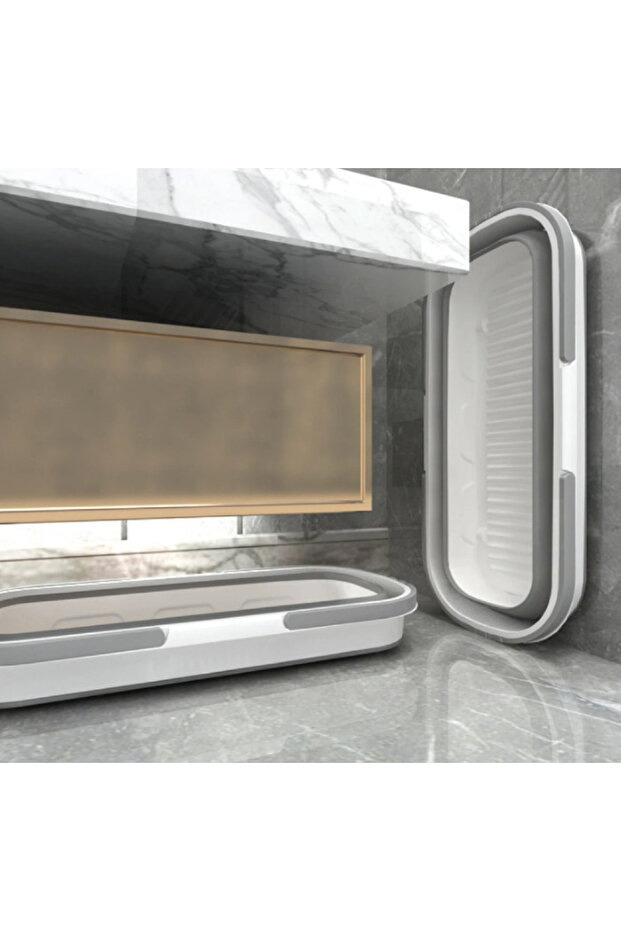 Portable rectangular folding basin 8 liters - 2