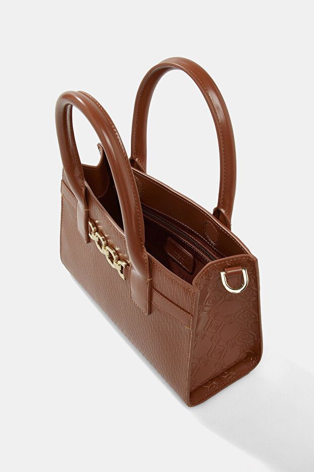 TABA MONOGRAM DERİ ÇANTA - 6