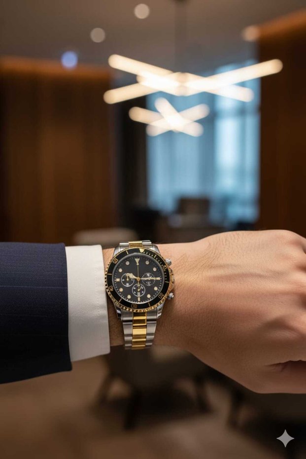 New Season Steel Cord Men's Wristwatch