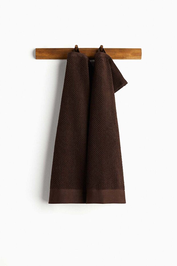 2-pack cotton terry guest towels