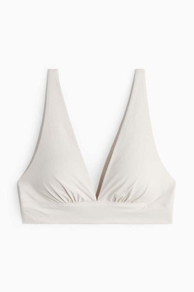 Padded soft microfibre bra - 4