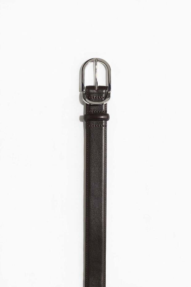 Leather belt