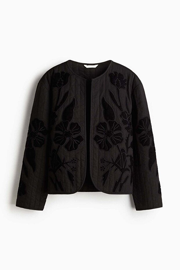 سترة مبطنة مزينة - 2