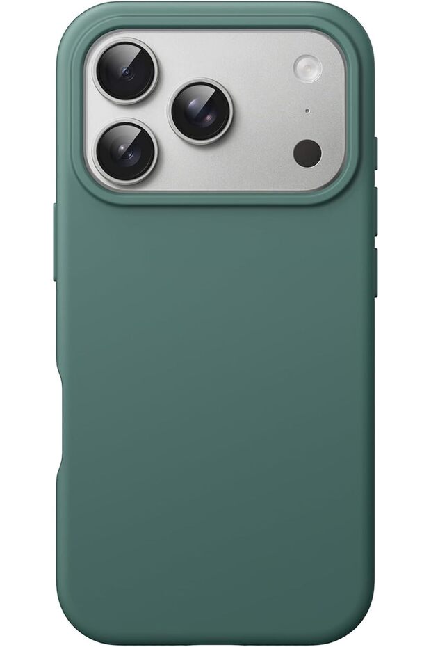 Liquid Silicone Case for iPhone 17 Pro 6.3-inch (Midnight Green)