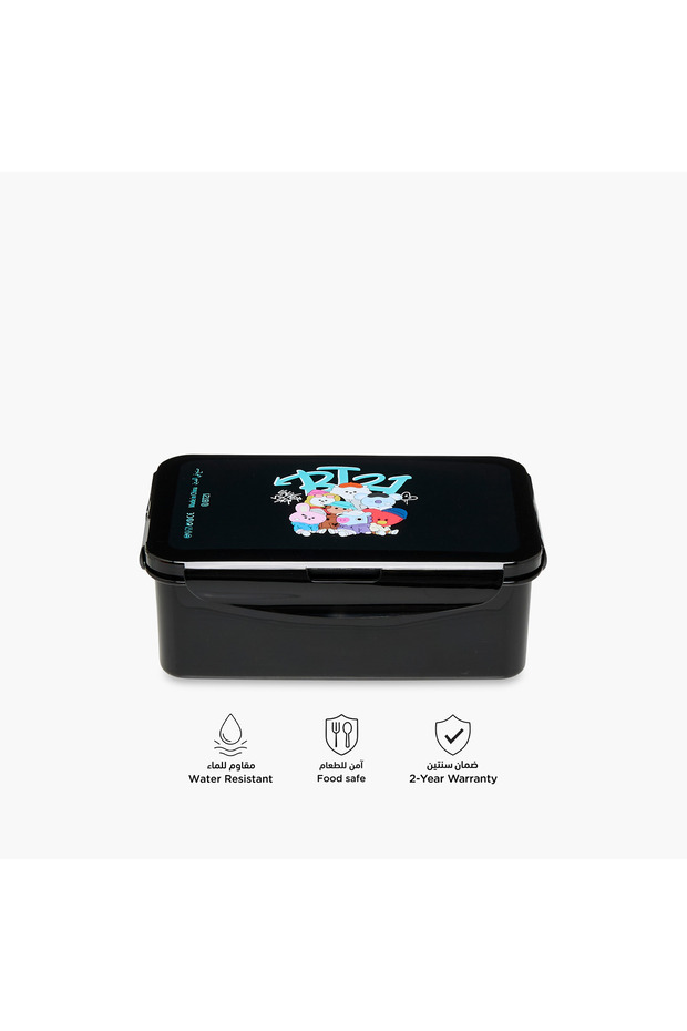 Printed Sectioned Lunch Box - 4