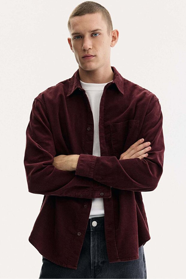 Regular Fit Corduroy shirt