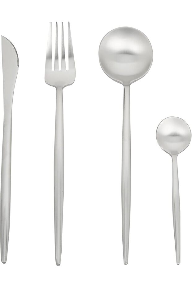 24-Piece Flatware Cutlery Set for 6 People