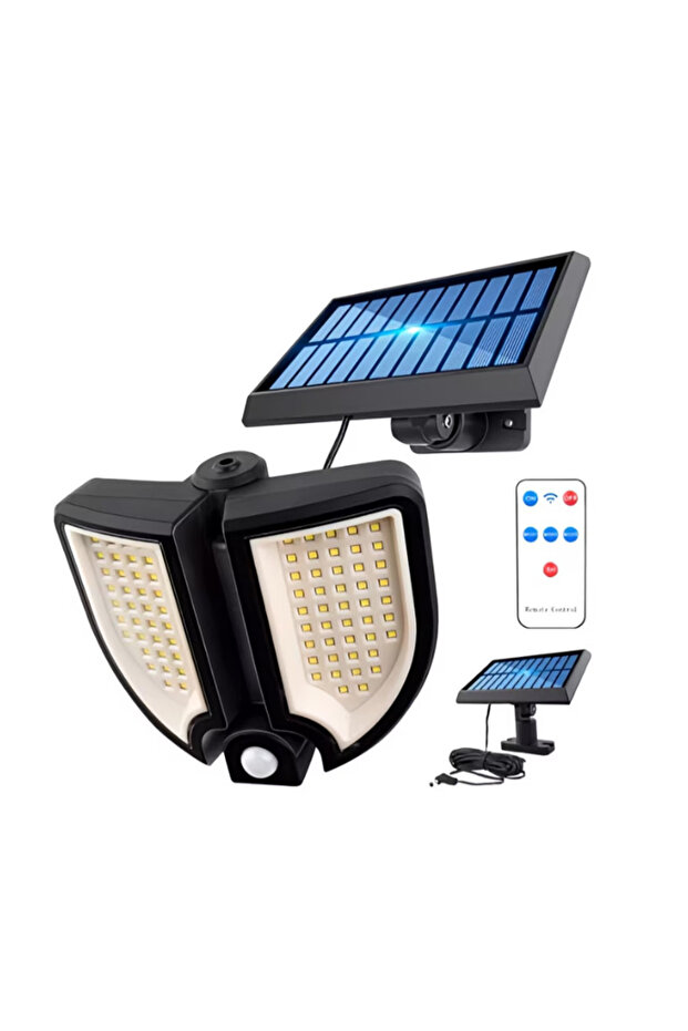 Solar lamp YT 90 with 90 LED with motion sensor and remote control - 3