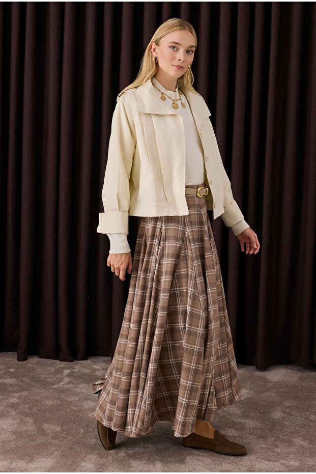 Jachetă scurtă plisată Bone - 2