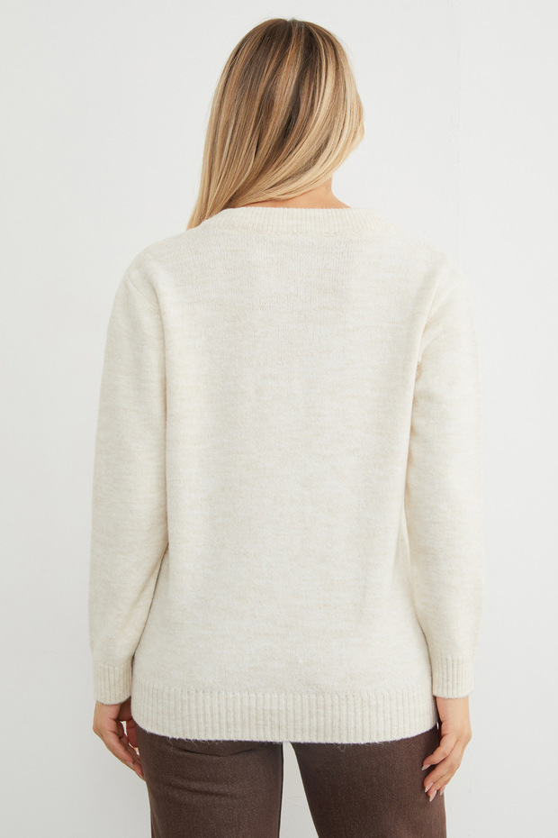 Basic V Yaka Salaş Kazak - 4