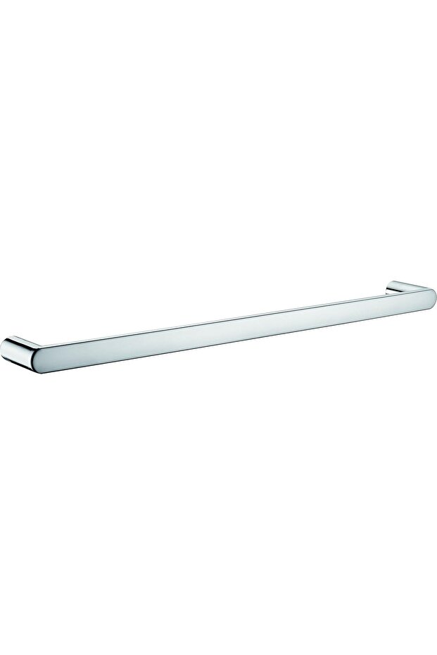 O-Liya Single Towel Bar 60cm, Stainless Steel with Silver Brass finish Rust-Proof Bathroom Accessory