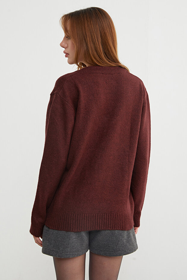 Basic V Yaka Salaş Kazak - 6