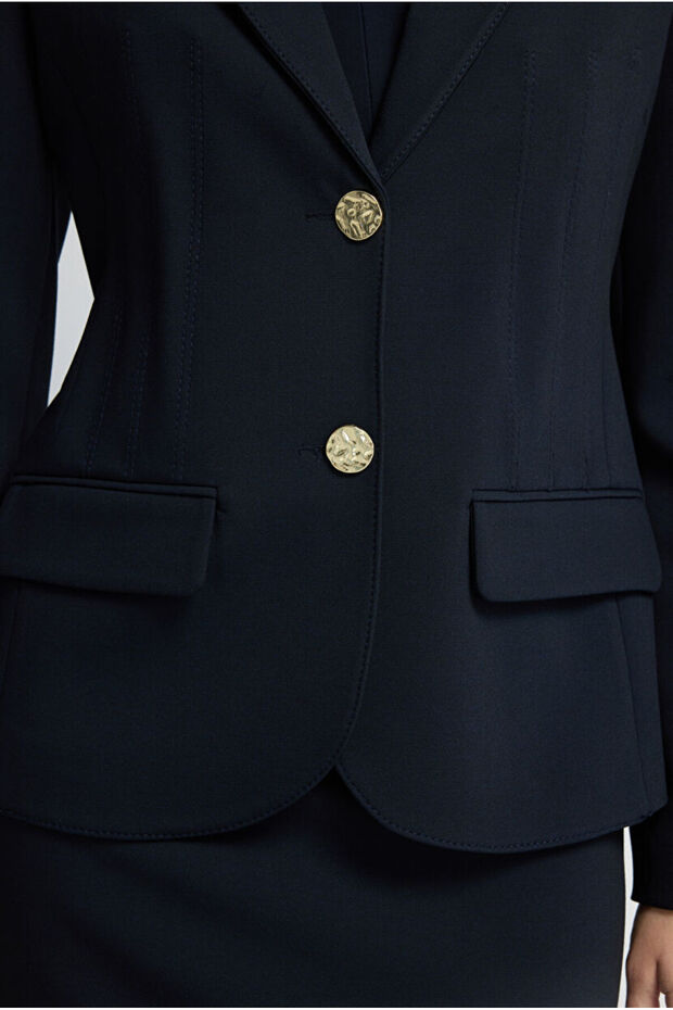 Dikiş Detaylı Ceket - 2