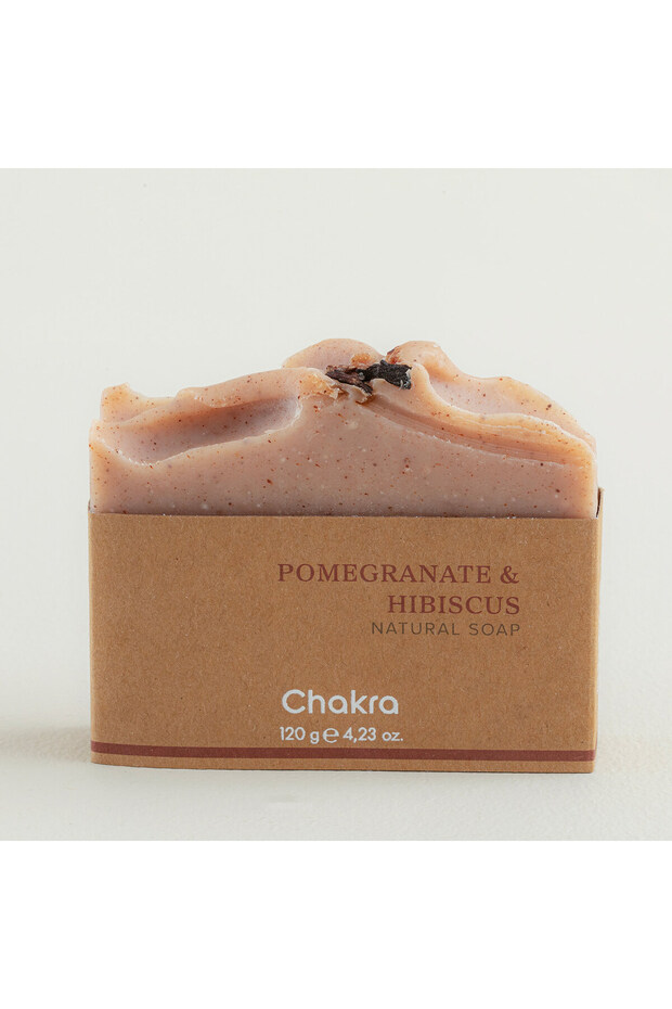 Natural Soap - Pomegranate & Hibiscus 120 G STANDART