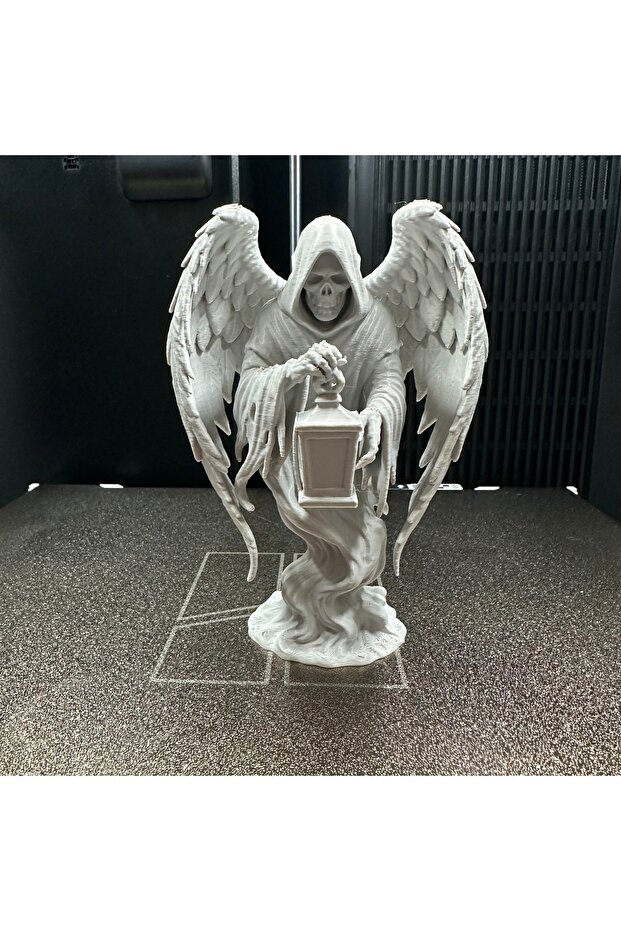 Kanatlı Mistik Azrail figürü 3D - 3