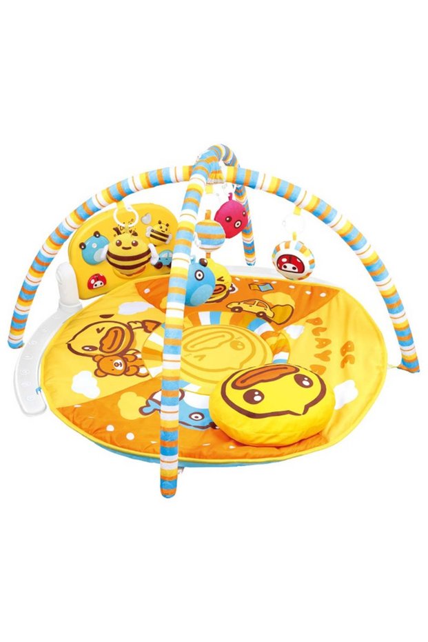 - Baby Play Mat Activity Gym With Toys - Yellow