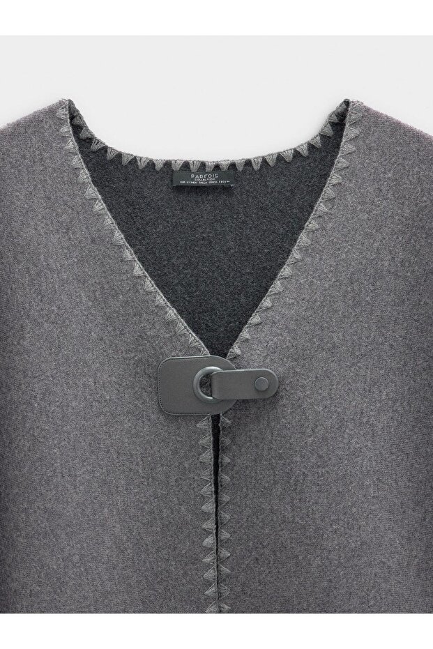 Tokalı Örme Panço - 6