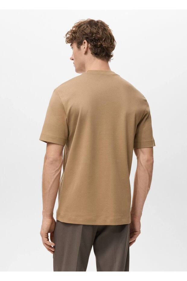 Medium weight regular fit tişört - 4