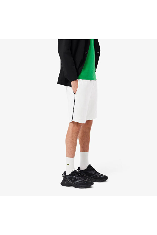 Erkek Regular Fit Beyaz Şort - 2