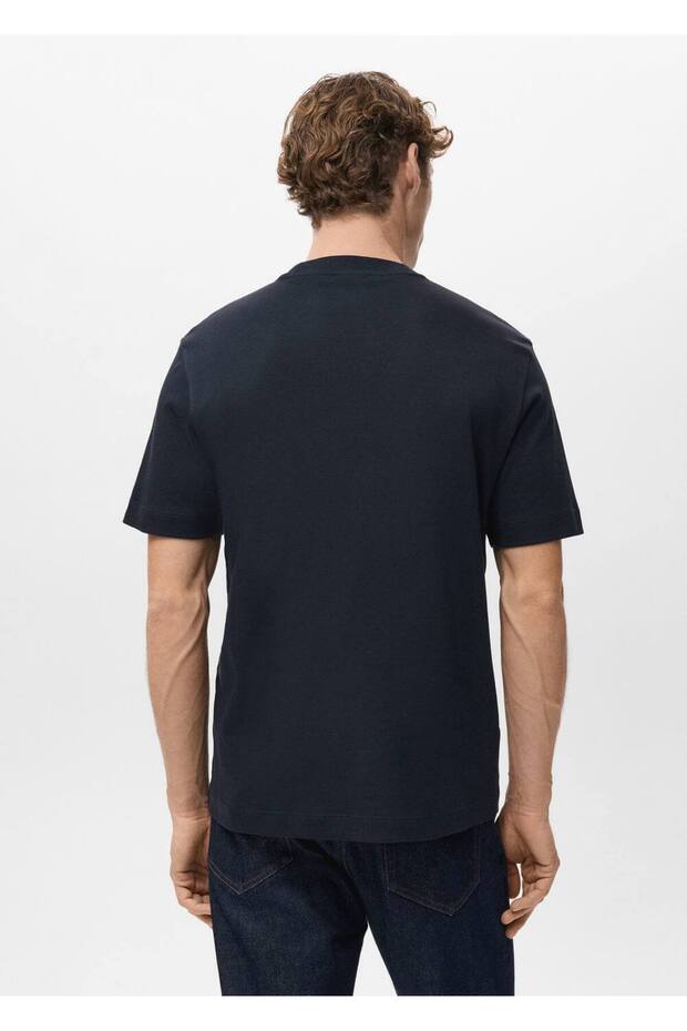 Medium weight regular fit tişört - 4