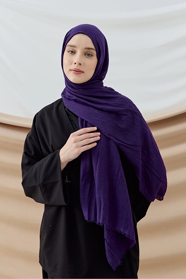 Bambu Şal Serisi Mor - 3