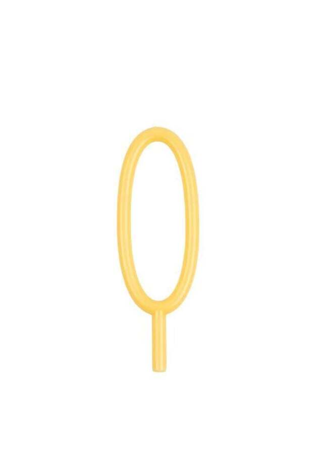 Slim Number 0 Candle