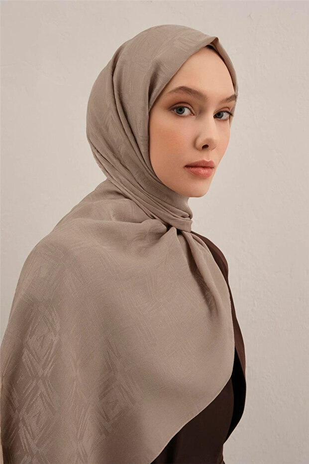 Lyocell Naia Square Monogram Shawl 6 07
