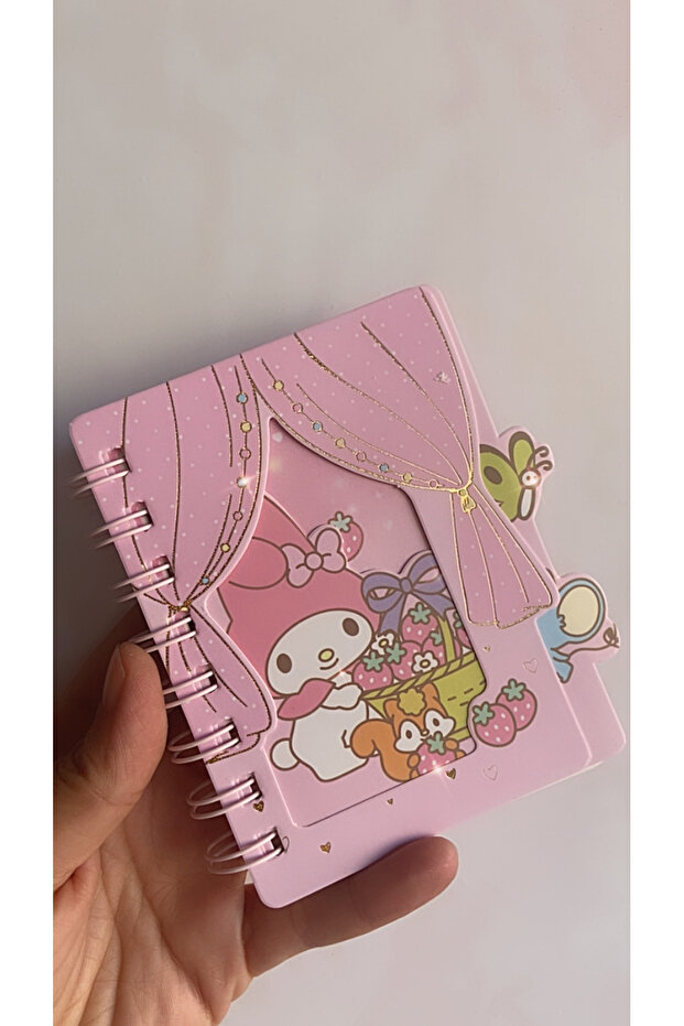 Kuromi Cinnamoroll My Melody Melody Gilded Cover Lined Spiral Notebook School Office Gift