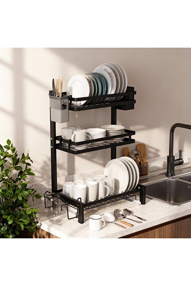 Multi-Function Dish Storage and Drying Rack - 2