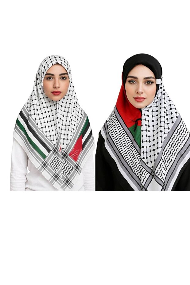 2 Pieces of 100/100 Santa Palestine Flag