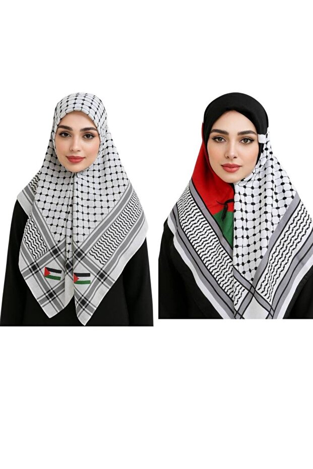 2 Pieces of 100/100 Santa Palestine Flag