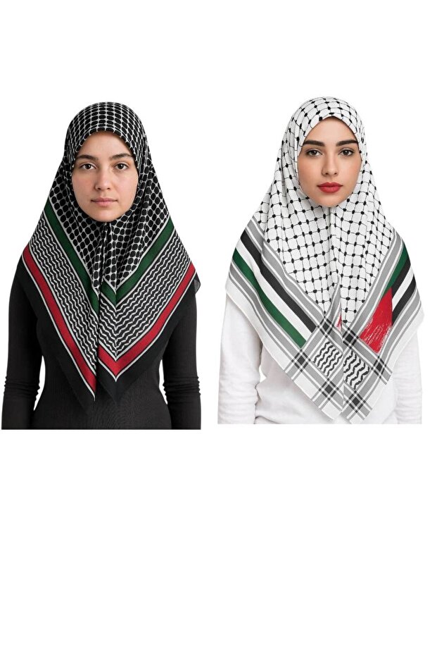 2 Pieces of 100/100 Santa Palestine Flag