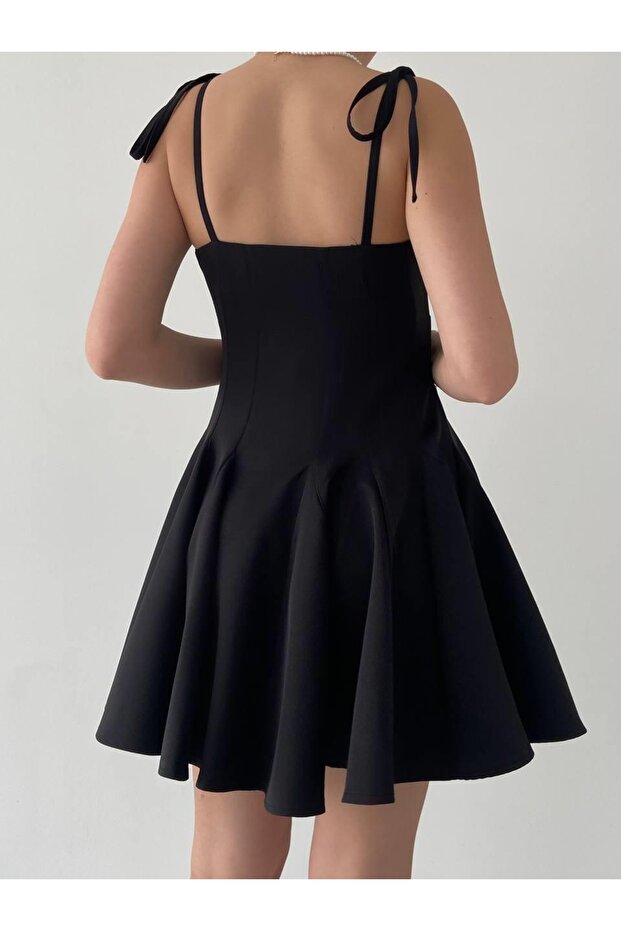 Clara Askılı Mini Elbise - 2