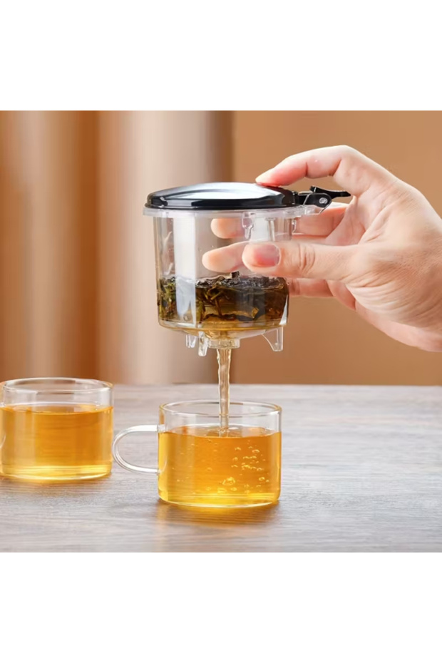 Automatic Press Teapot 900 ml - 3