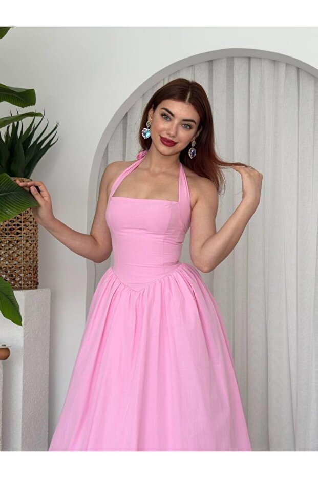 Fedra Midi Elbise - 3