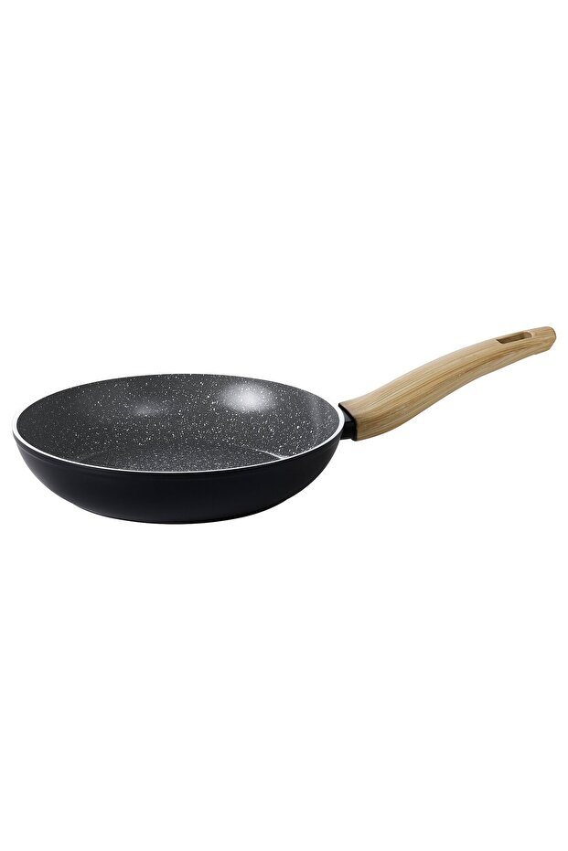 HUSKNUT Frying pan, non-stick coating black, 24 cm